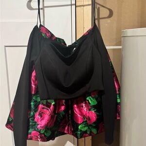 Sherri hill cocktail skirts and black Sherri hill long sleeve top
